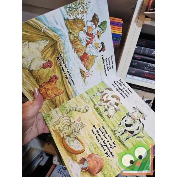 Darabont Gergő (szerk.): Mondókáskönyv - Volt egyszer egy kakasom, elvitte a róka... (keménylapos, új)