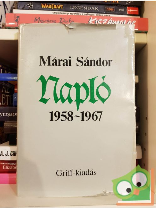 Márai Sándor: Napló 1958-1967