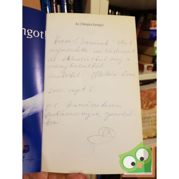 Deák Horváth Péter (szerk.): Az olimpia hangjai (dedikált)