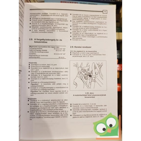 Sőreg Gyuláné (szerk.): Opel Omega - Karbantartás, Javítás