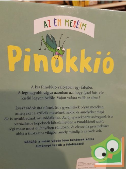 Pinokkió - Az én meséim sorozat  (Ritka!)