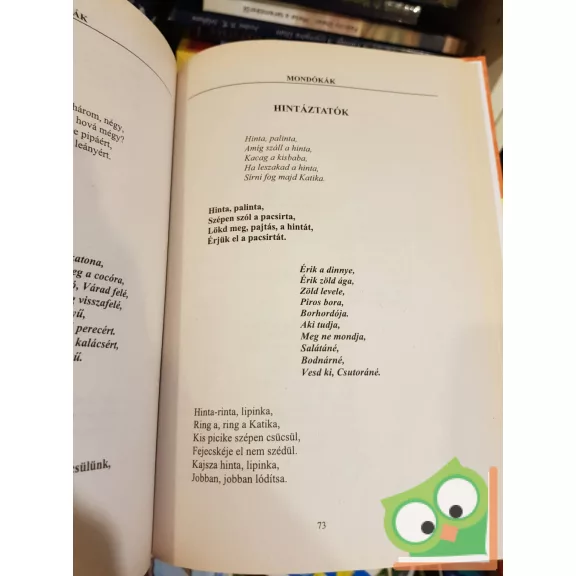 Pittlikné Kurucz Csilla: Gyermek mondókák