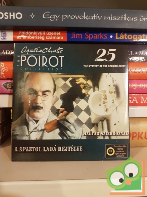 Agatha Christie: A spanyol láda rejtélye - Poirot 25.  Napi Ász DVD, papír tokban