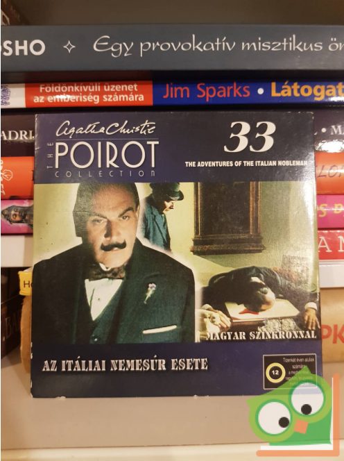 Agatha Christie: Az itáliai nemesúr esete - Poirot 33.  Napi Ász DVD, papír tokban