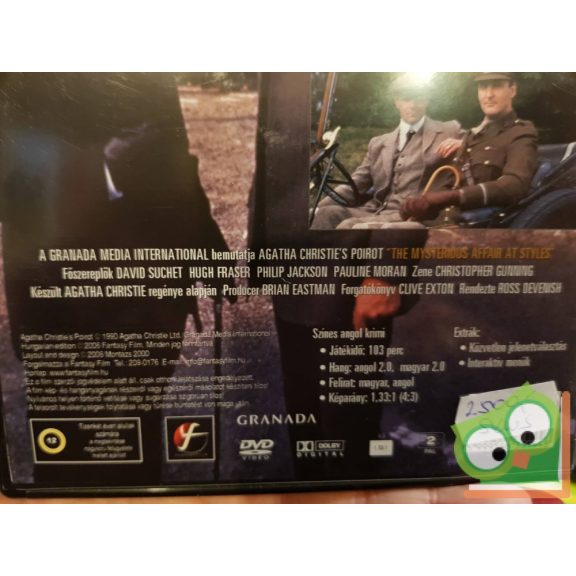Poirot - A titokzatos stylesi eset (DVD)