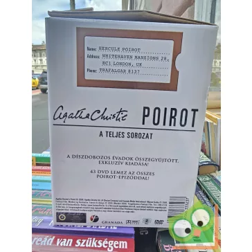 Agatha Christie - Poirot DVD bőrönd (11 évad, 43 lemez)