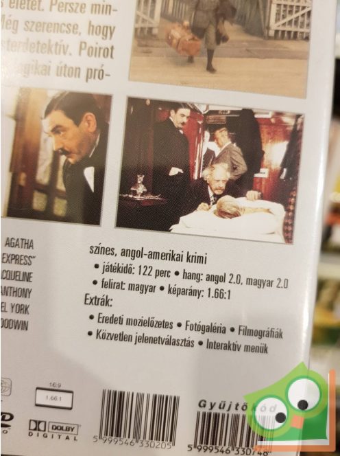 Poirot - Gyilkosság az Orient expresszen digitálisan felújított szélesvásznú változat (DVD)