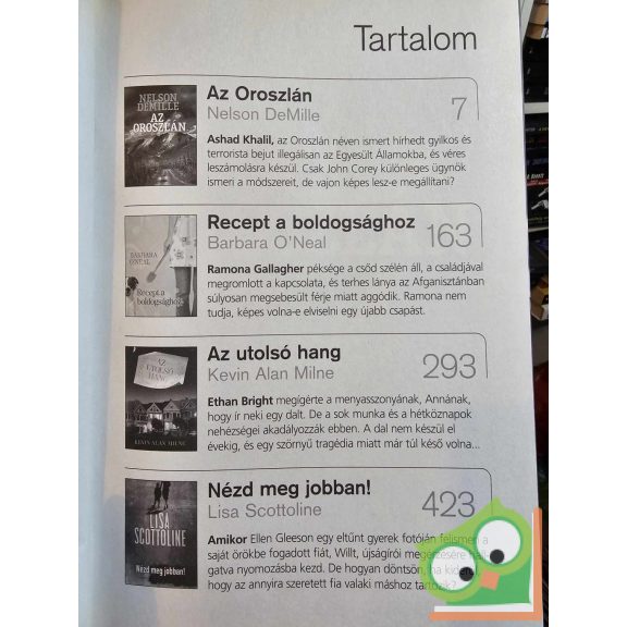 DeMille - O'Neal - Milne - Scottoline (Readers Digest válogatás) 2013/1