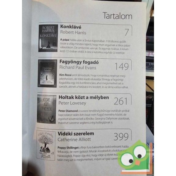 Harris - Paul Evans - Lovesey - Alliott (Readers Digest válogatás) 2018/02