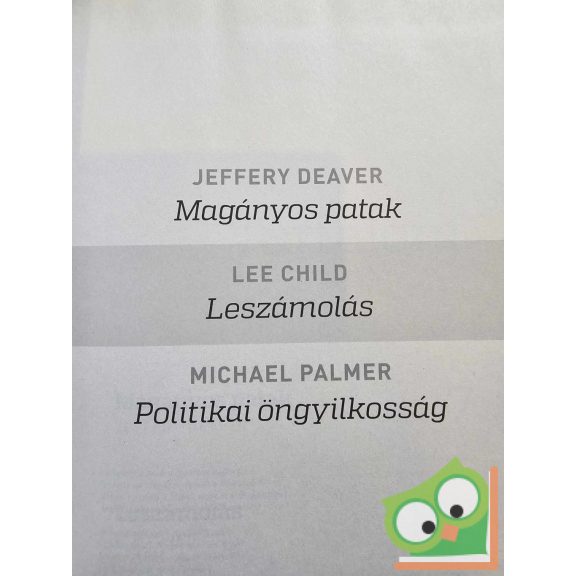 Deaver - Child - Palmer (Readers Digest válogatás) Bűnügyi regények 2017