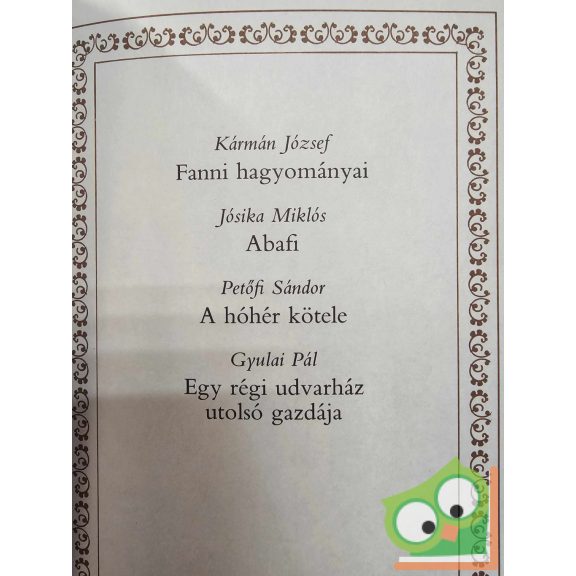 Kerényi Ferenc (szerk.): Régi magyar regények (A magyar próza klasszikusai 8.)