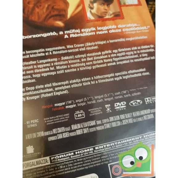 Rémálom az Elm utcában 7 db-os csomag (digitálisan felújított DVD )