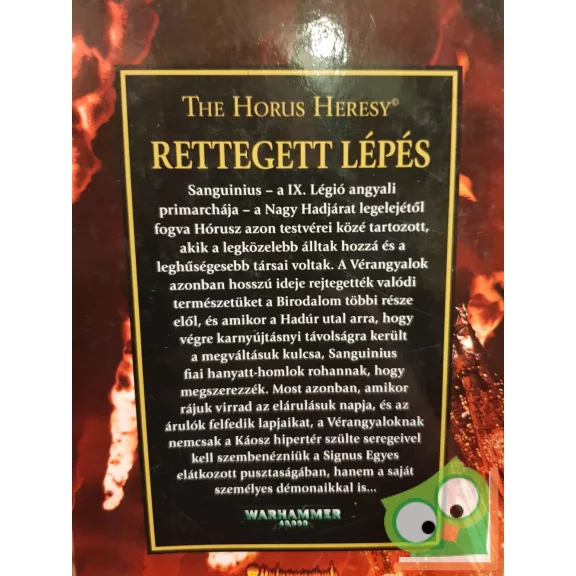 James Swallow: Rettegett lépés (The Horus Heresy 21.) - Az Angyal bukása (Warhammer 40,000)