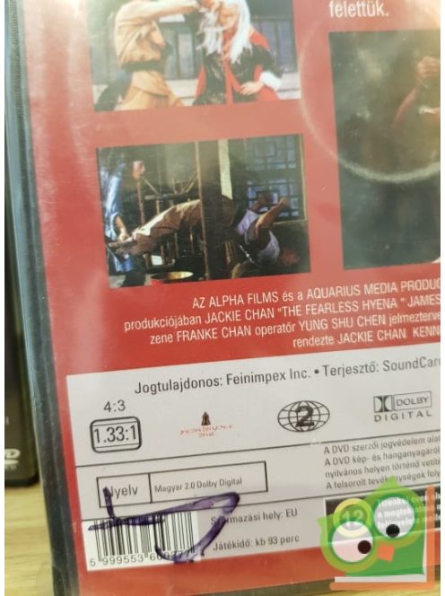 Jackie Chan 2. Rettenthetetlen hiéna (DVD)