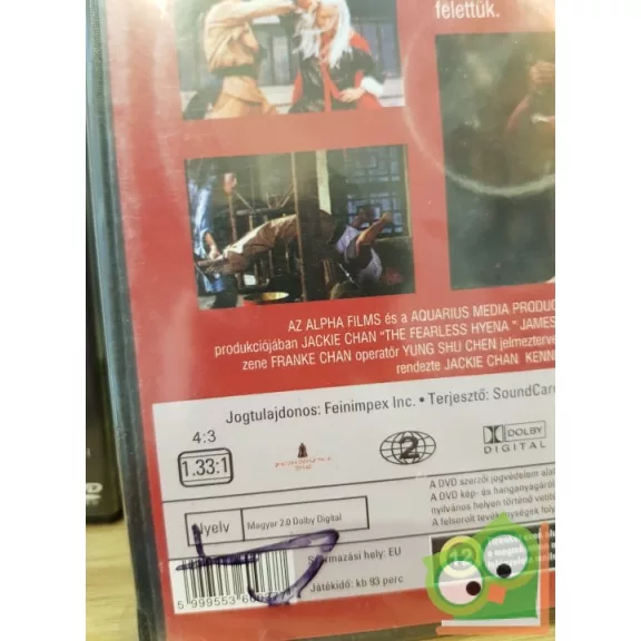 Jackie Chan 2. Rettenthetetlen hiéna (DVD)