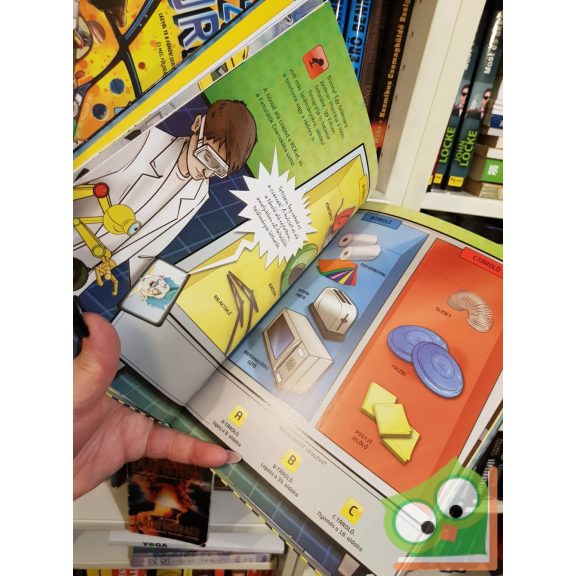 Clive Gifford: A robotok lázadása - A Rubik-misszió: fizika - Kalandos küldetés (Lapozgatós könyv gyerekeknek)