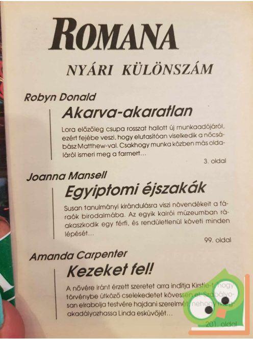 Romana Nyári különszám 1992/3