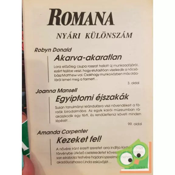 Romana Nyári különszám 1992/3
