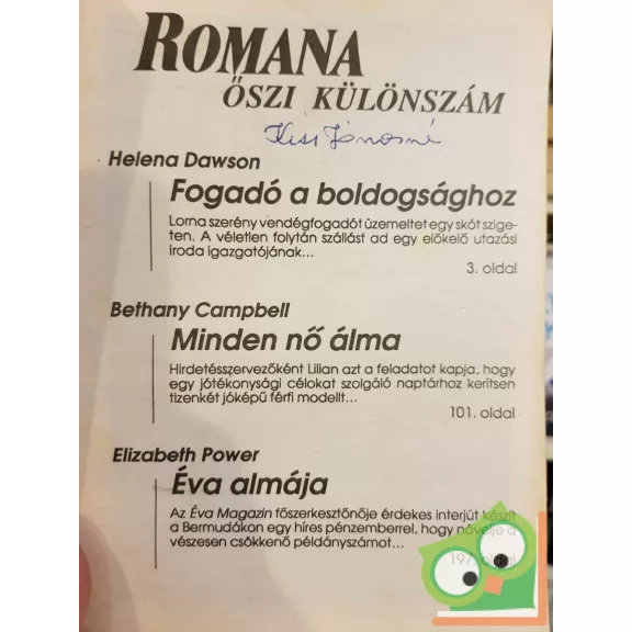 Romana őszi különszám 1993/4