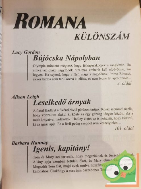 Romana különszám 19. kötet 2007