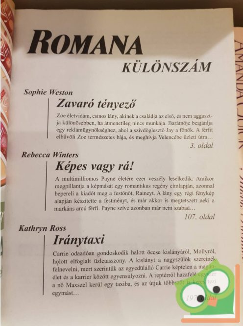 Romana különszám 27. kötet 2008
