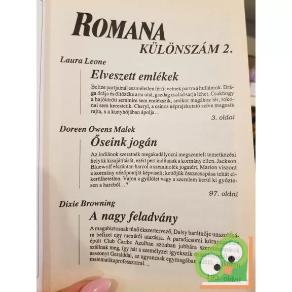 Romana márciusi különszám 1995/2