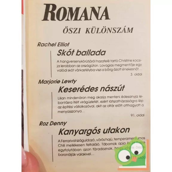 Romana őszi különszám 1992/4