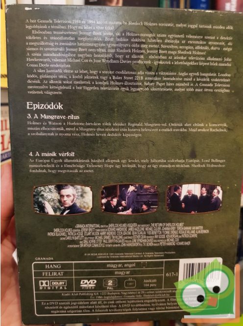 Sherlock Holmes visszatér 2. (DVD) (díszdobozban)