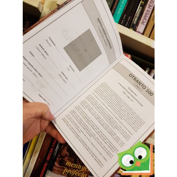 Log Book (1917-2017); Skipper napló - Skipper Dnevnik