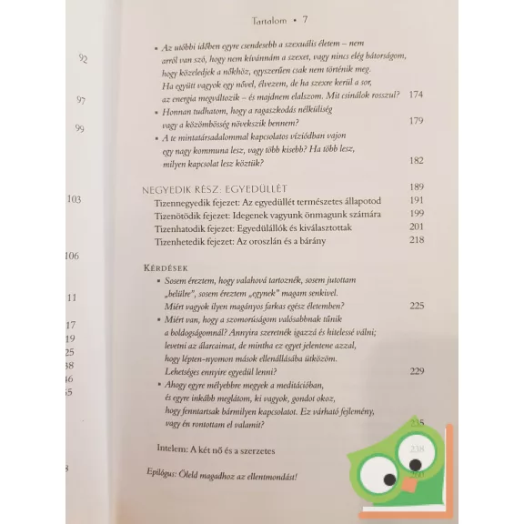 Osho: Szerelem, szabadság, egyedüllét (ritka)