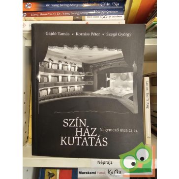   Gajdó Tamás, Korniss Péter, Szegő György: Színházkutatás - Nagymező u. 22-24. (dedikált és sorszámozott)