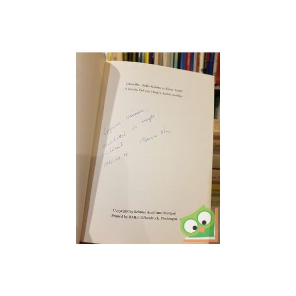 Benkő Ákos: Szirmai Károly (Dedikált)