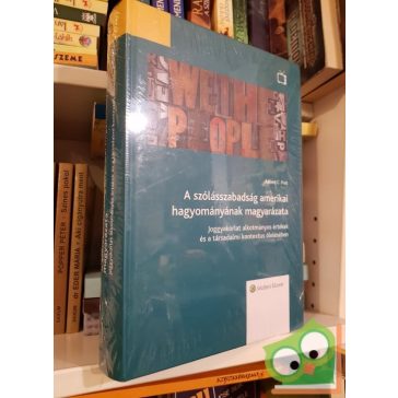   Robert C. Post: A szólásszabadság amerikai hagyományának magyarázata (RItka)