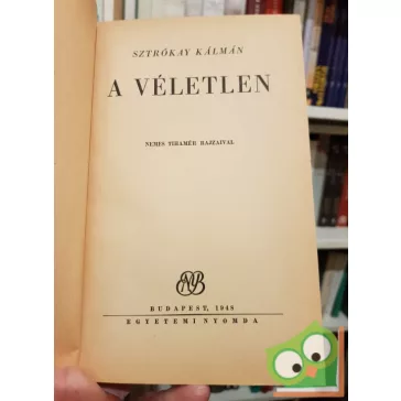 Sztrókay Kálmán: A véletlen