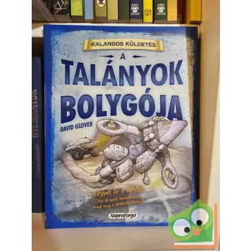   David Glover: A talányok bolygója (Kalandos küldetés lapozgatós könyv) (újszerű)