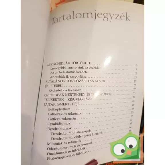 Tátrai Zsuzsa: Orchideák (első kiadás, RITKA)