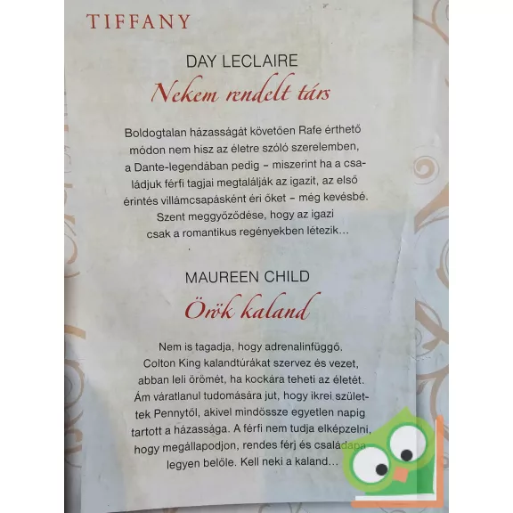 Tiffany dupla szám 2016/315-316 (A Dante-legenda 6.)