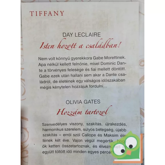 Tiffany dupla szám 2017/321-322 (A Dante-legenda 9.)