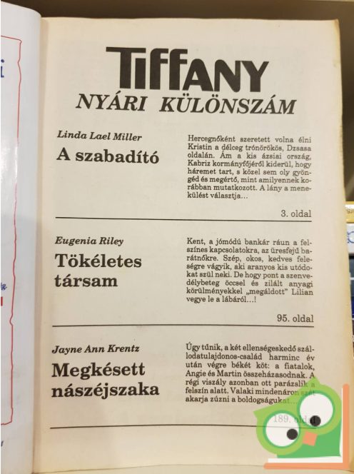 Tiffany nyári különszám 1994/3.