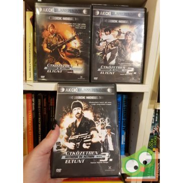Chuck Norris - Ütközetben eltűnt 3 db-os DVD (ritka)