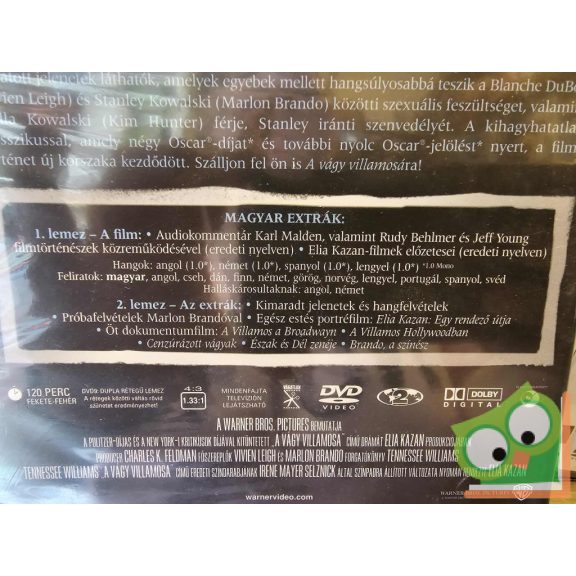 A vágy villamosa (DVD) (fóliás)