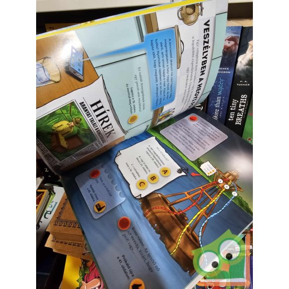 John Townsend: Veszélyben a hegyi folyó (Kalandos küldetés lapozgatós könyv)