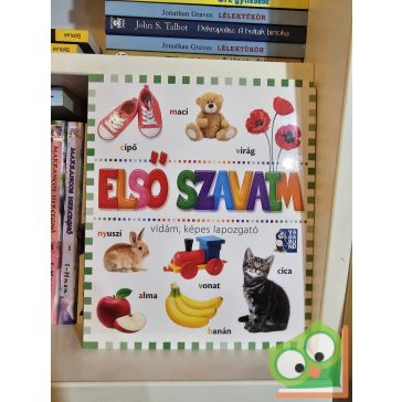   Első szavaim - vidám, képes lapozgató (keménylapos, új)