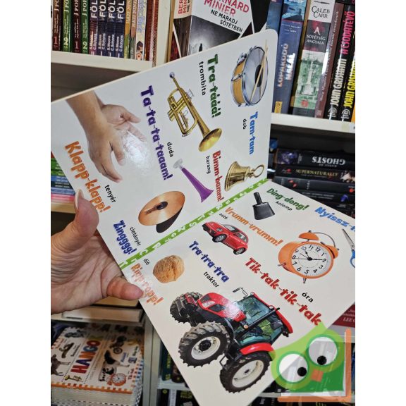 Hangok - vidám, képes lapozgató (keménylapos, új)