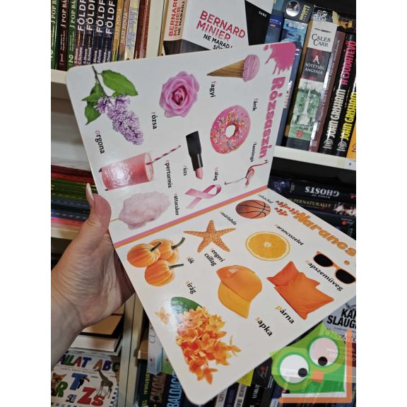 Színek - vidám, képes lapozgató (keménylapos, új)