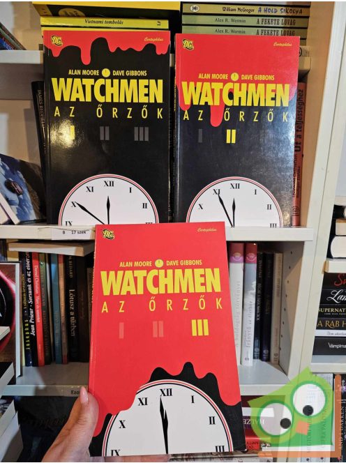 Alan Moore, Dave Gibbons: Watchmen - Az Őrzők 1-3 (ritka képregény)
