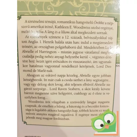 Kathleen E. Woodiwiss: Örökké (ritka)