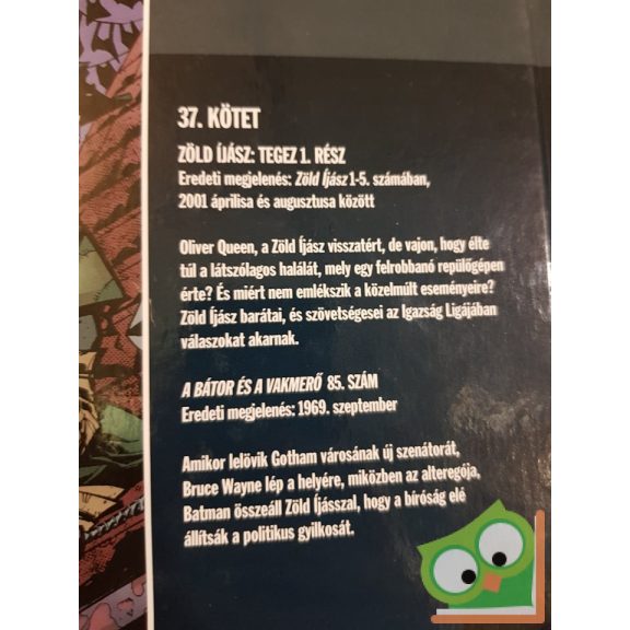 DC 37- 38.  Zöld Íjász - Tegez 1-2.kötet (a 2. kötet fóliás)