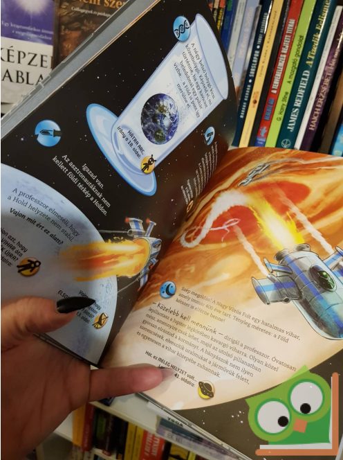 Dan Green: Zűr az űrben - Kalandos küldetés (Lapozgatós könyv gyerekeknek)