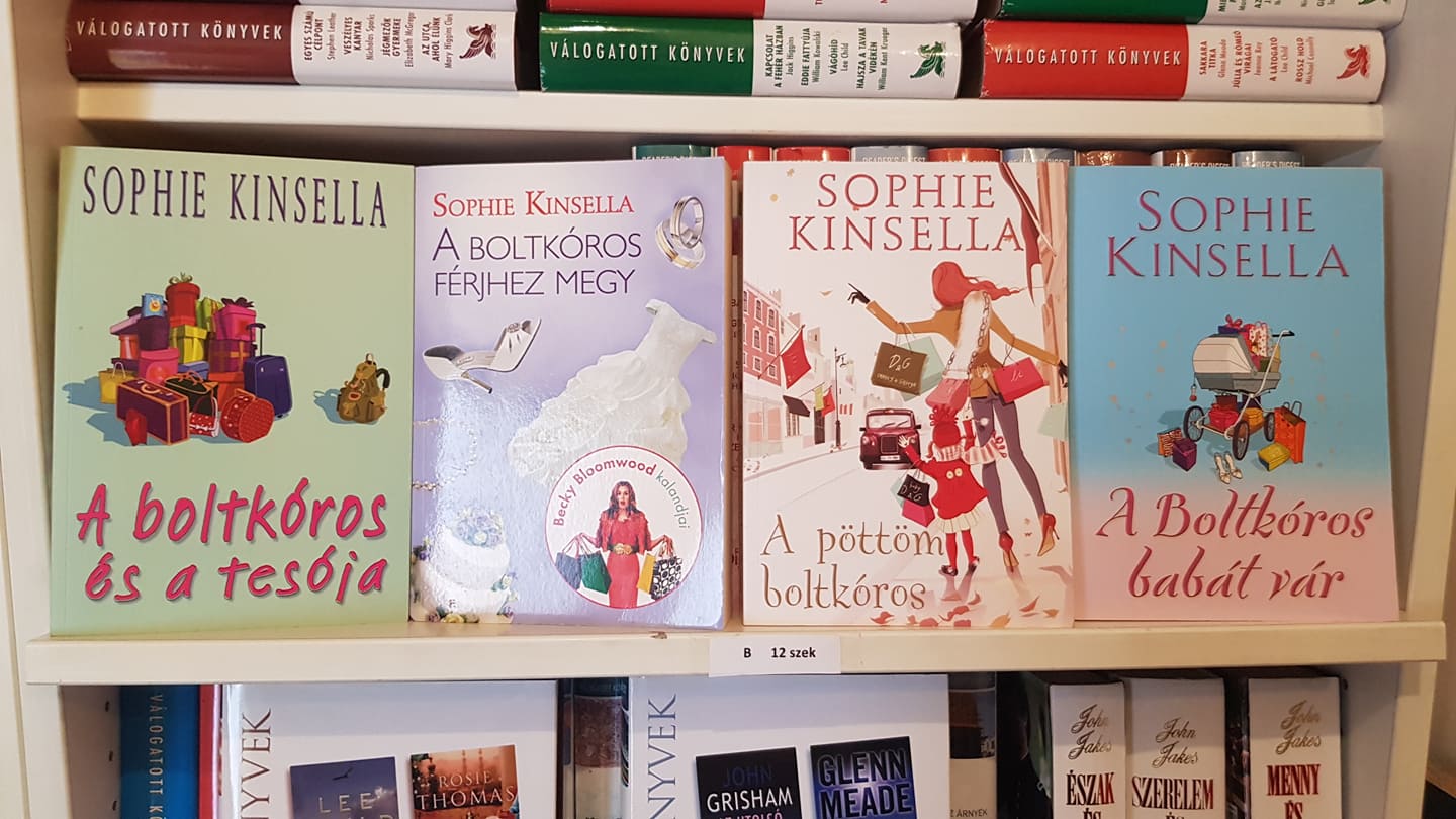 Sophie Kinsella Boltkóros romantikus könyvek